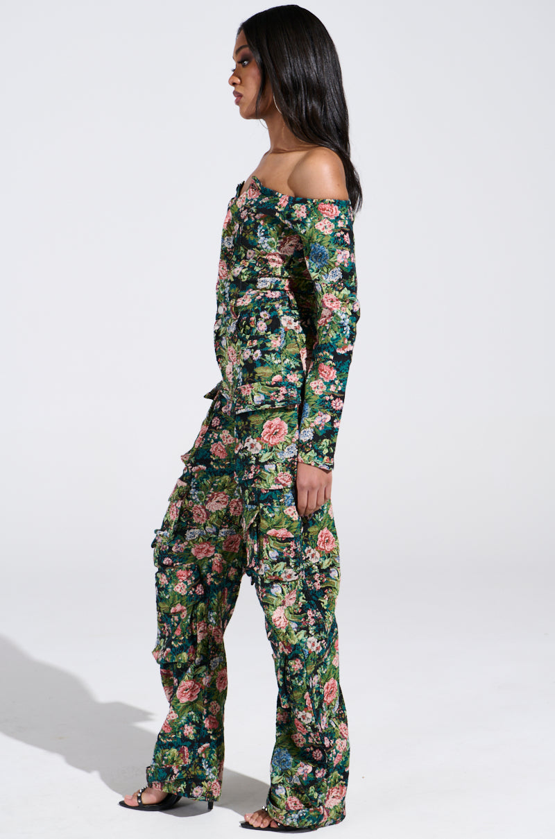 COOLEST IN THE ROOM TAPESTRY JUMPSUIT