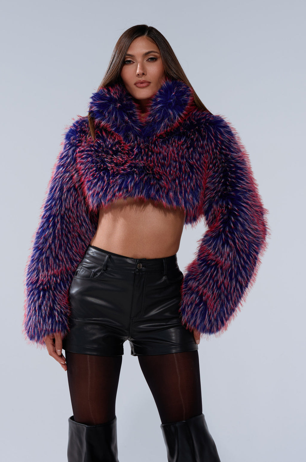NELLIE FAUX FUR BOLERO