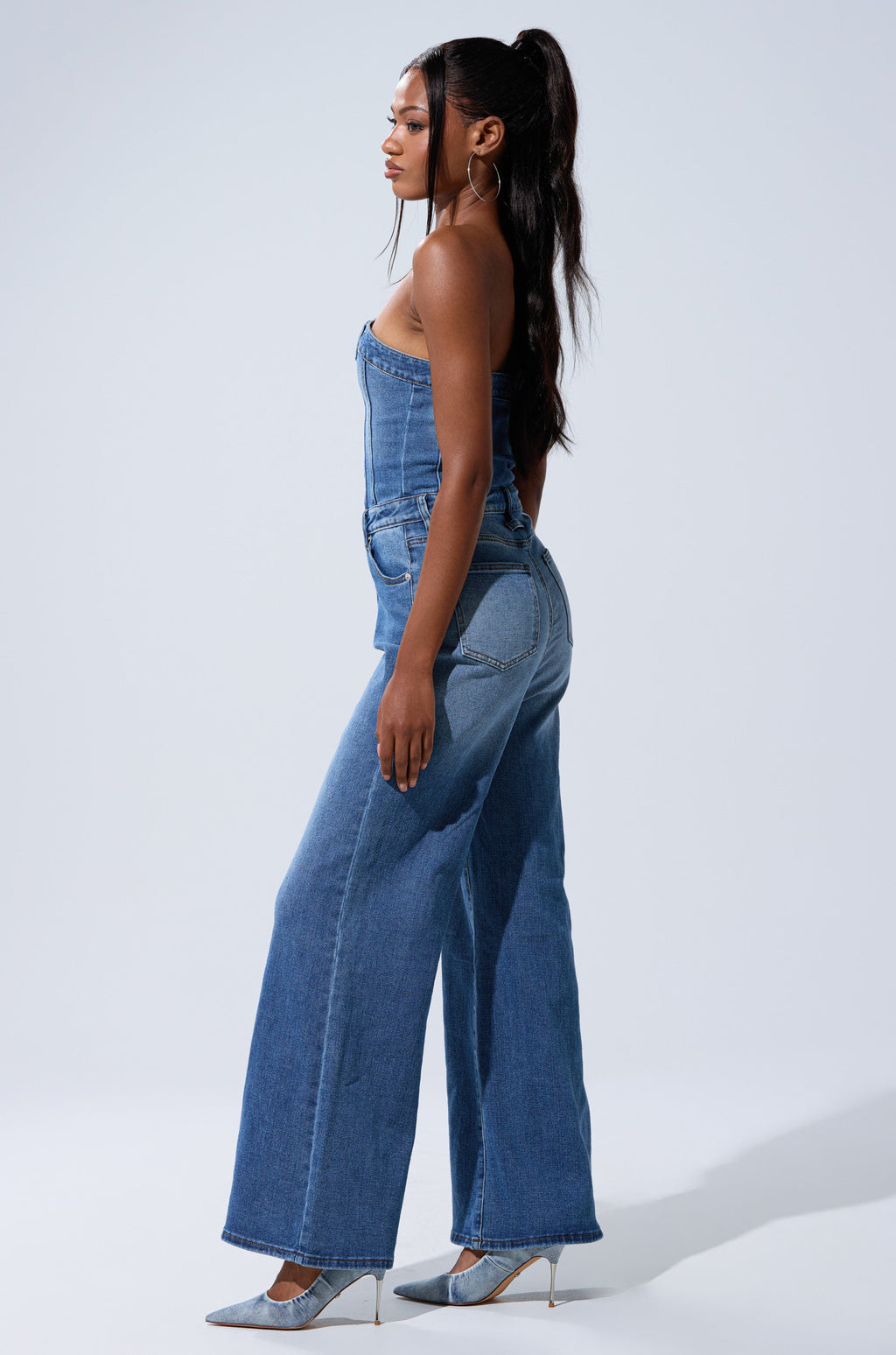 SUMMER SONG DENIM JUMPSUIT