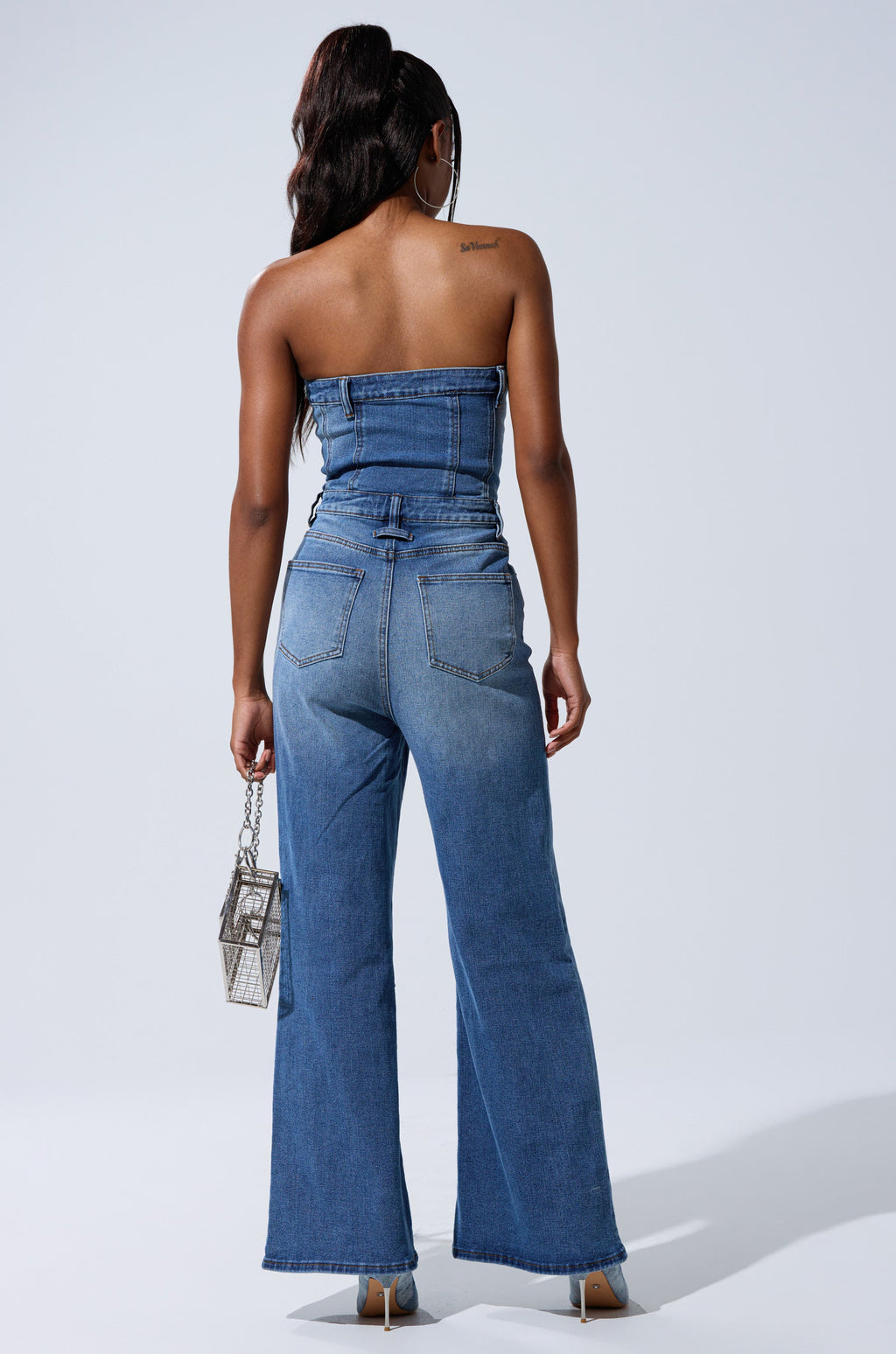 SUMMER SONG DENIM JUMPSUIT