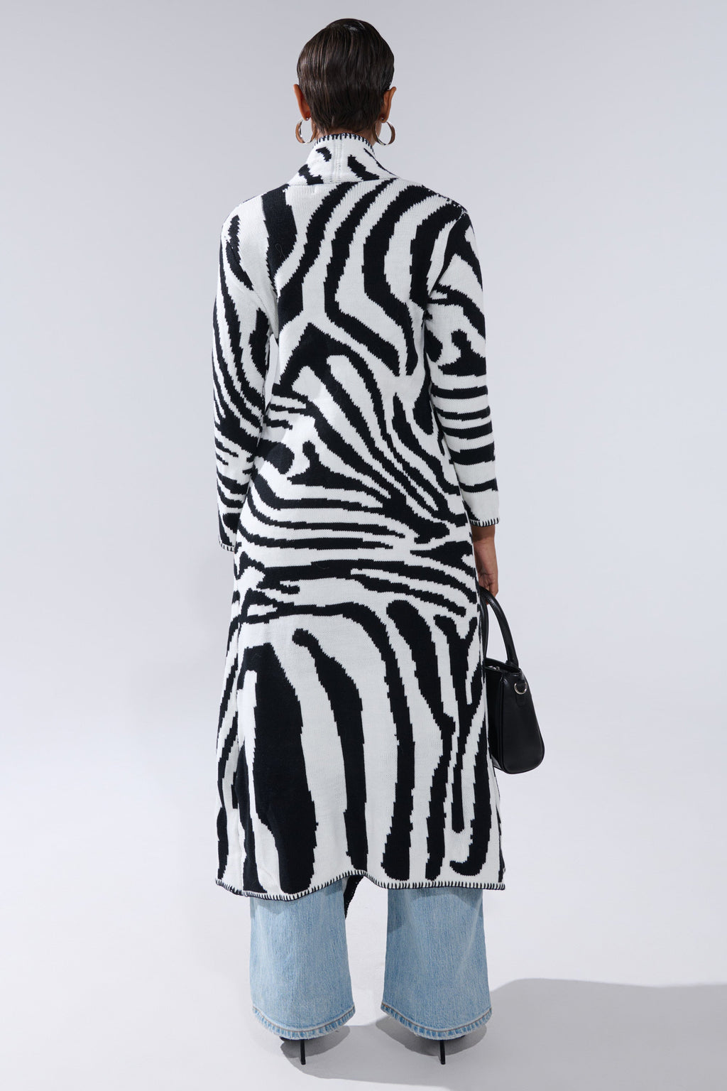 THE RICH BITCH IS HERE LONG CARDIGAN