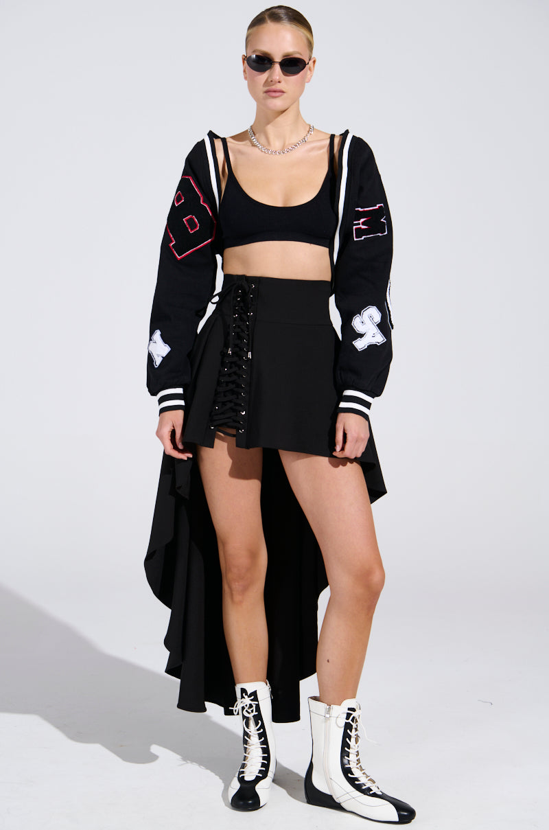 TEAM PLAYER DENIM SHRUG