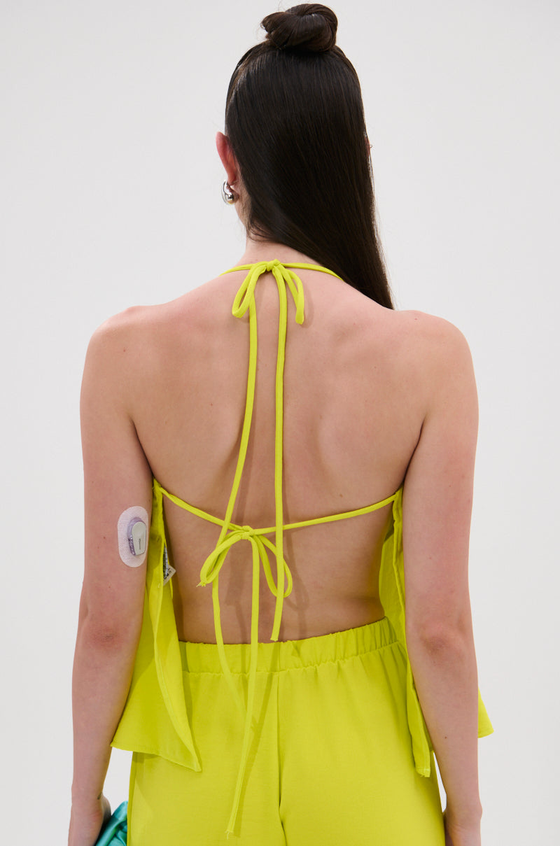 BRIGHTEST IN THE CITY COWL NECK BLOUSE