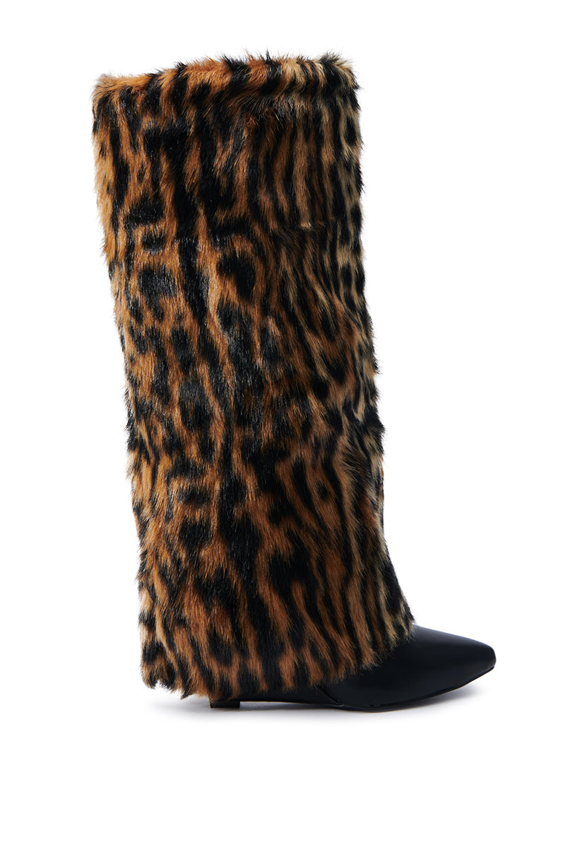 AZALEA WANG RAILAY WEDGE BOOT