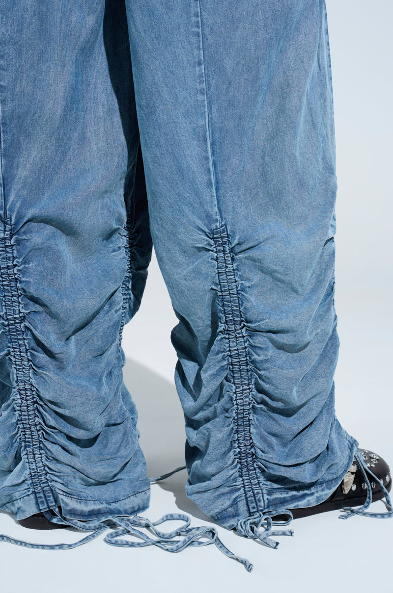 JUMPIN AROUND DENIM JUMPSUIT