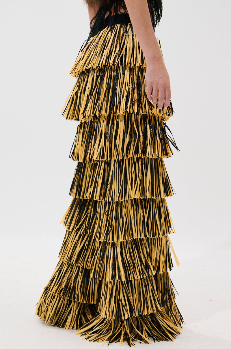 CRAZY FOR YOU STRAW PANTS