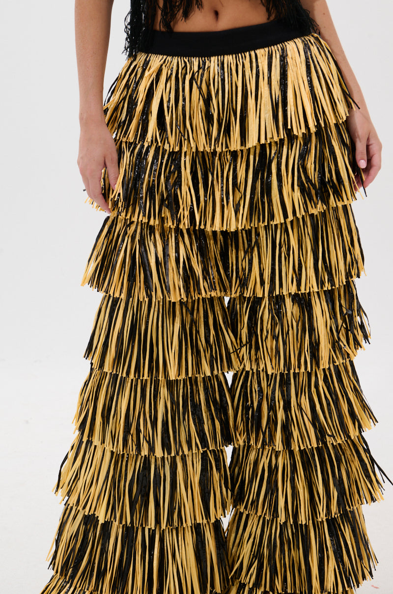 CRAZY FOR YOU STRAW PANTS