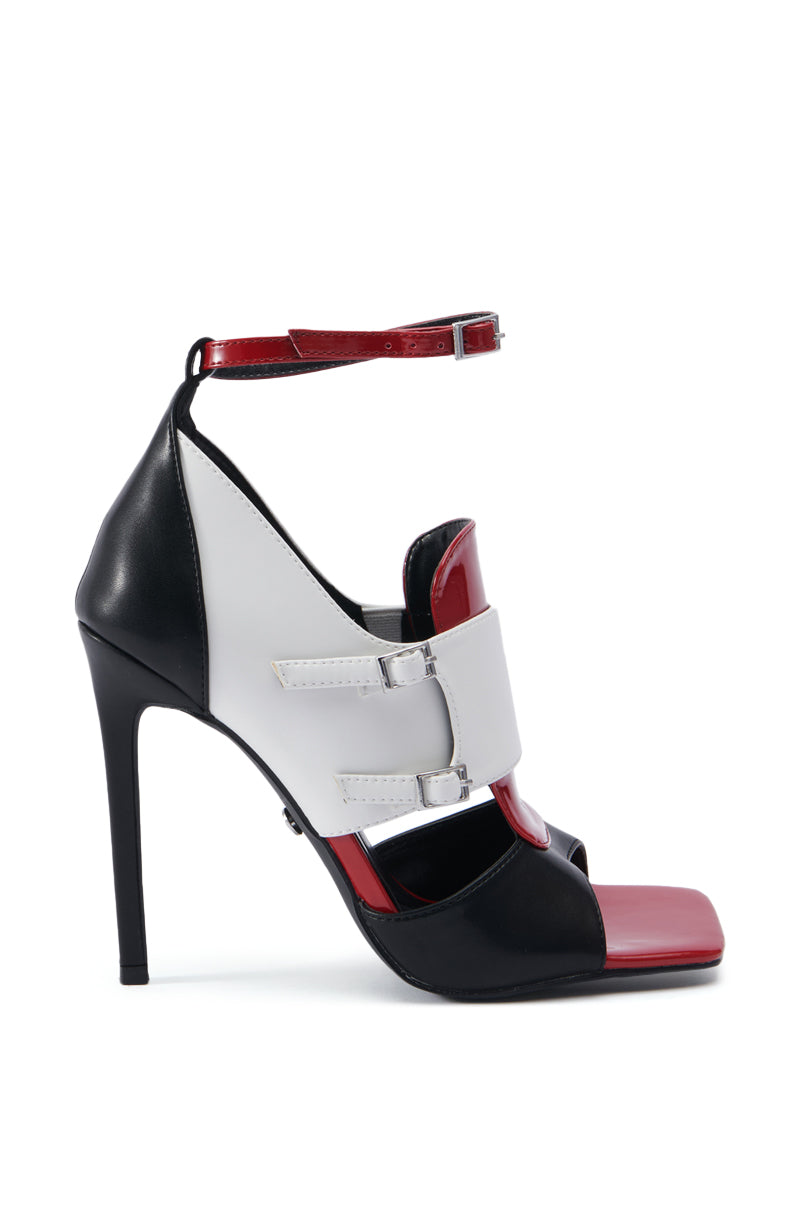 AZALEA WANG SELEENER RED SPORTY SANDAL