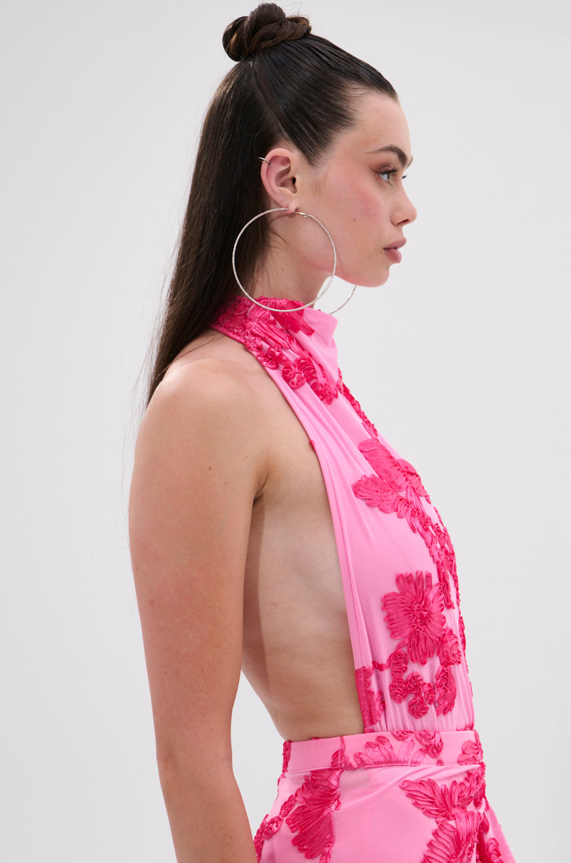 FLOWER GIRL MESH BODYSUIT