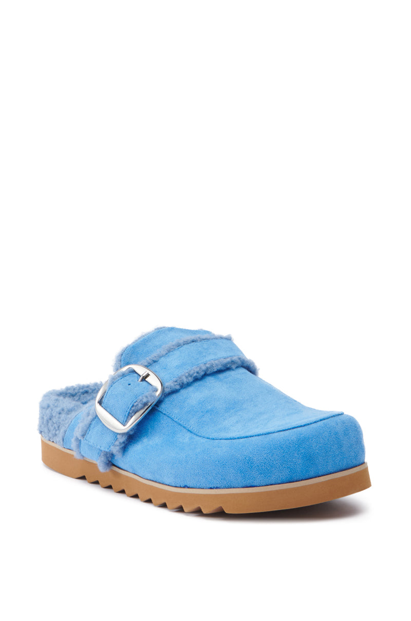 AZALEA WANG SIMAH BLUE SLIPPER CLOG