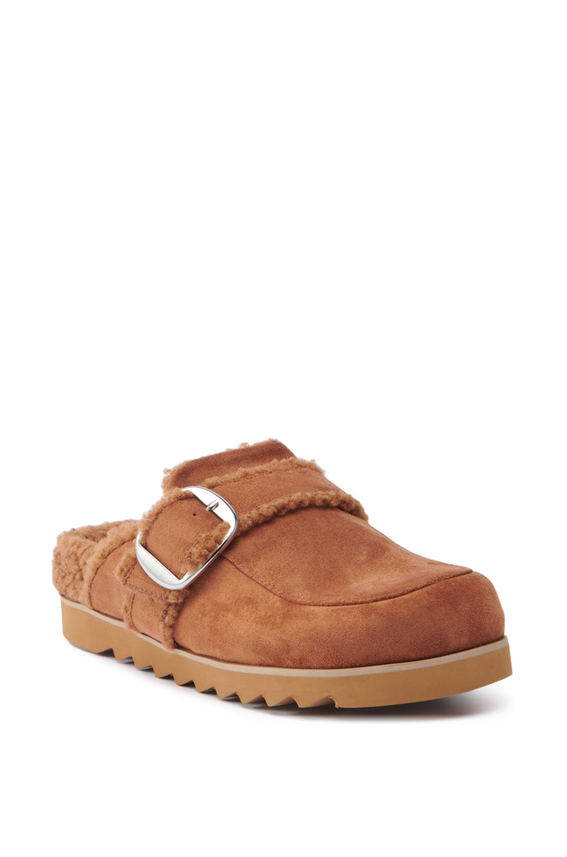 AZALEA WANG SIMAH CHESTNUT SLIPPER CLOG