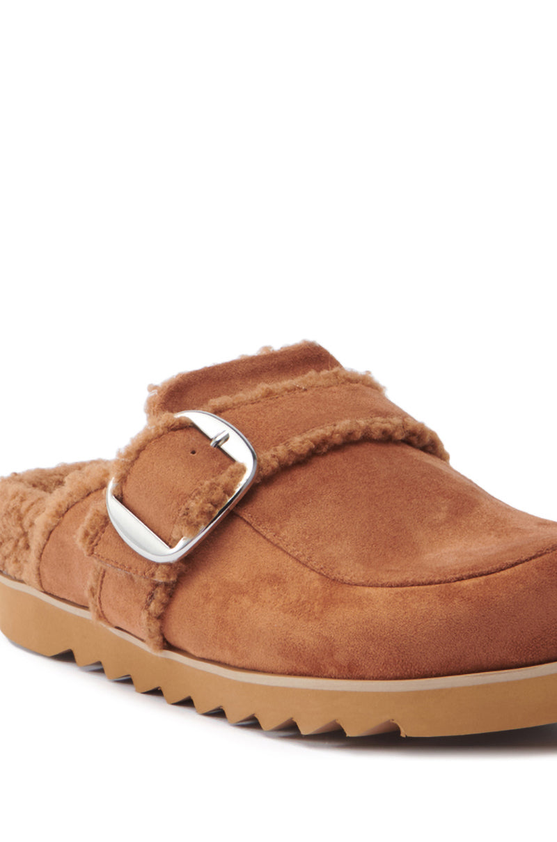 AZALEA WANG SIMAH CHESTNUT SLIPPER CLOG