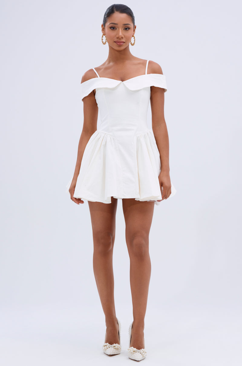 CALIFORNIA DREAMIN POPLIN MINI DRESS
