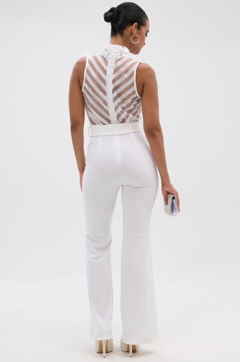 GIRLY POP JUMPSUIT IN WHITE