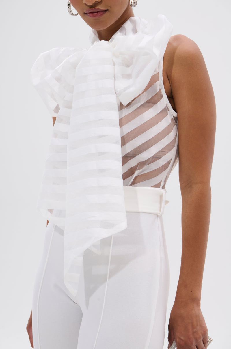 GIRLY POP JUMPSUIT IN WHITE