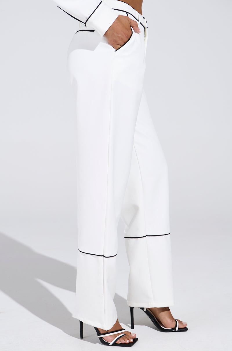 LISA CUFFED WOVEN PANT