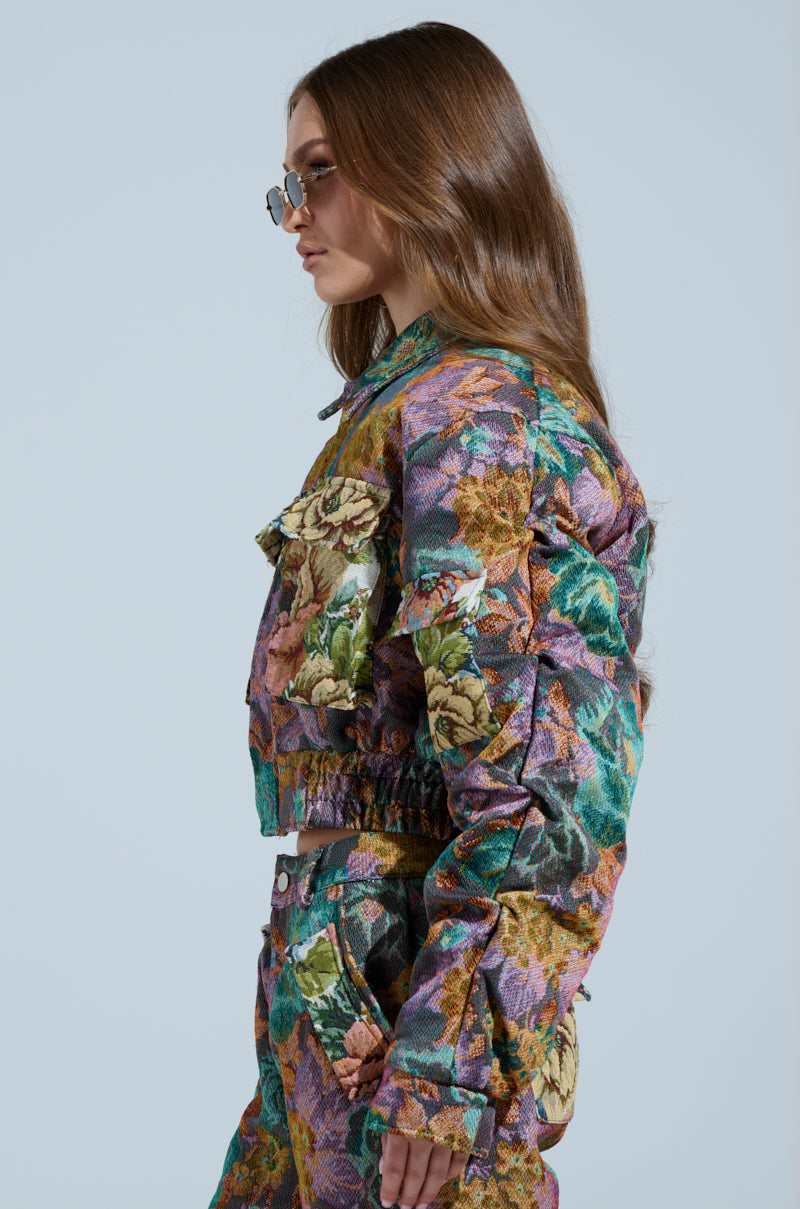 LOGAN SQUARE JACQUARD BOMBER