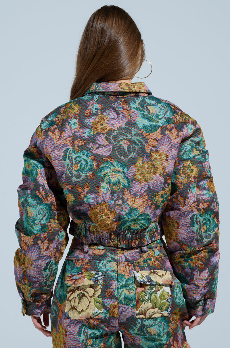 LOGAN SQUARE JACQUARD BOMBER