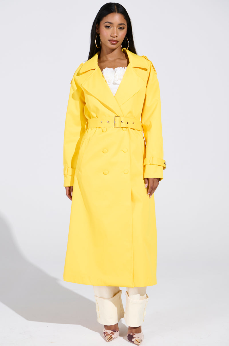 NEW YORK MINUTE TRENCH IN YELLOW