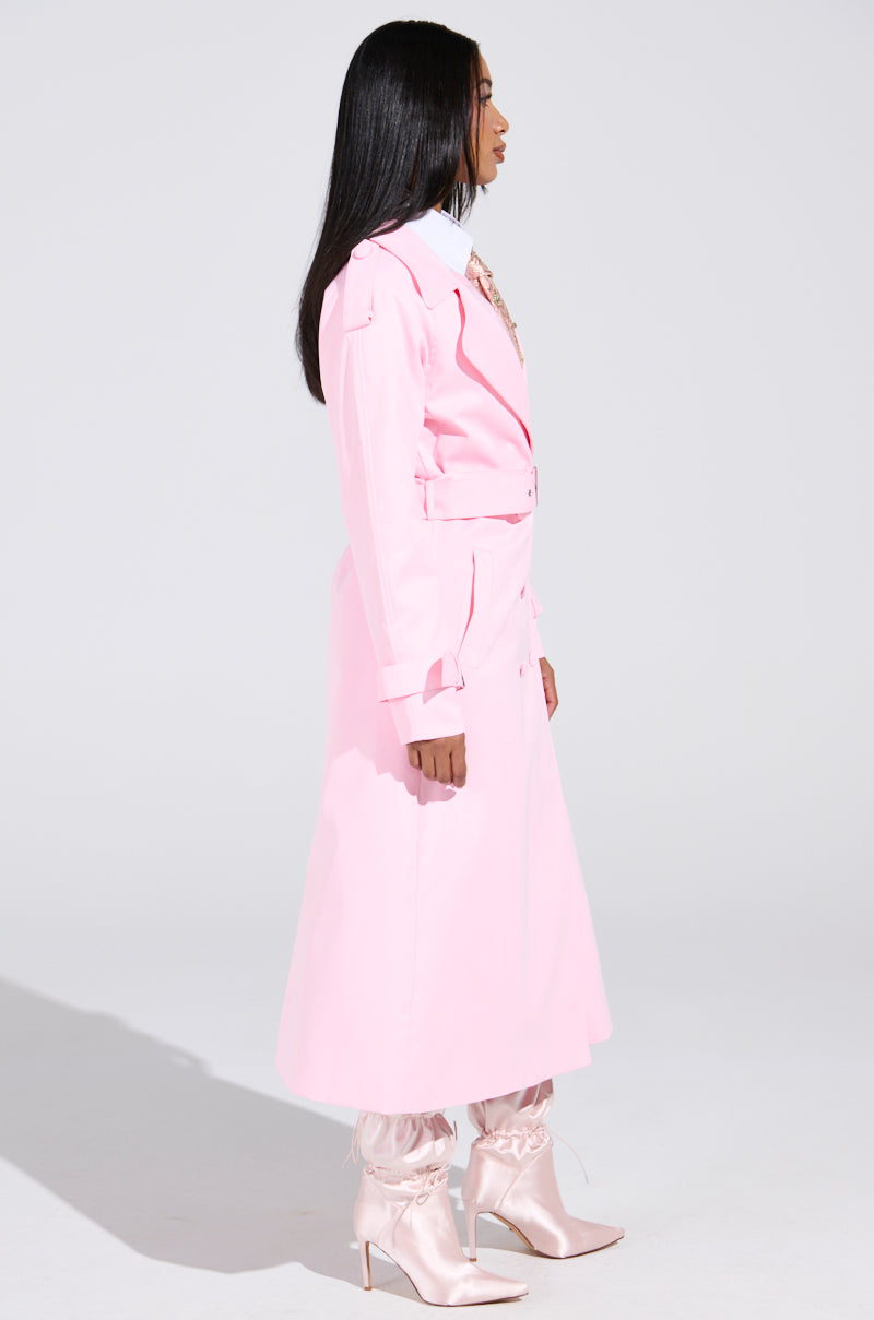 PRETTY IN PINK TRENCH