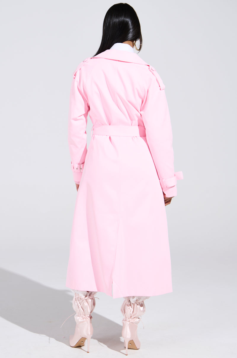 PRETTY IN PINK TRENCH