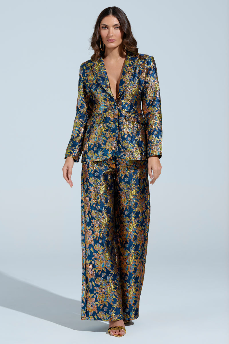 SURRENDER FLORAL BLAZER