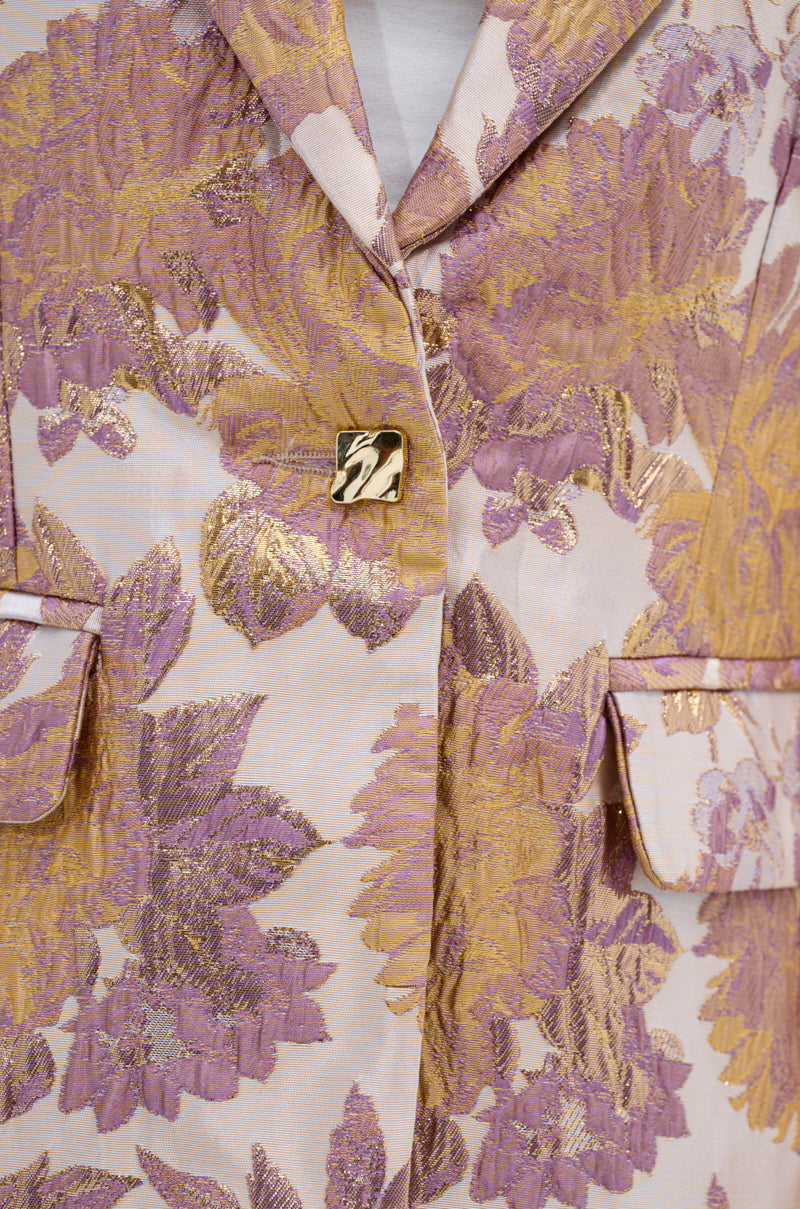 SLOW MOTION BROCADE BLAZER