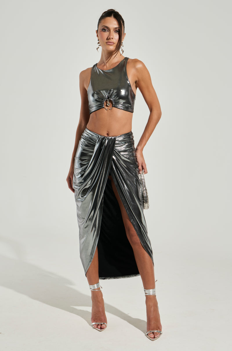 CAN'T STOP MY SHINE MAXI SKIRT