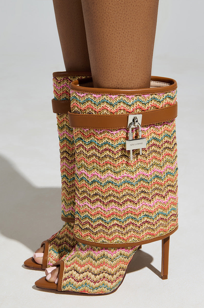 AZALEA WANG TYLOR MULTI STILETTO BOOTIE