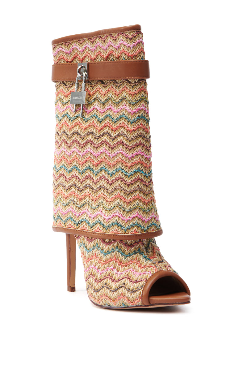 AZALEA WANG TYLOR MULTI STILETTO BOOTIE