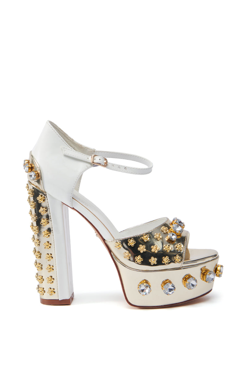 AZALEA WANG URSINA WHITE SANDAL