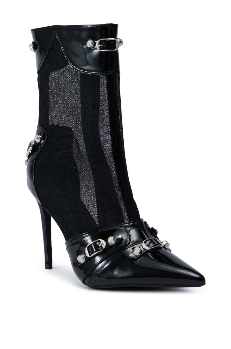 AZALEA WANG WARNER BLACK BOOT