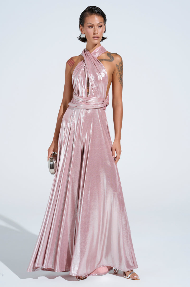 SHINE BRIGHT WEAR MULTIPLE WAYS JUMPSUIT