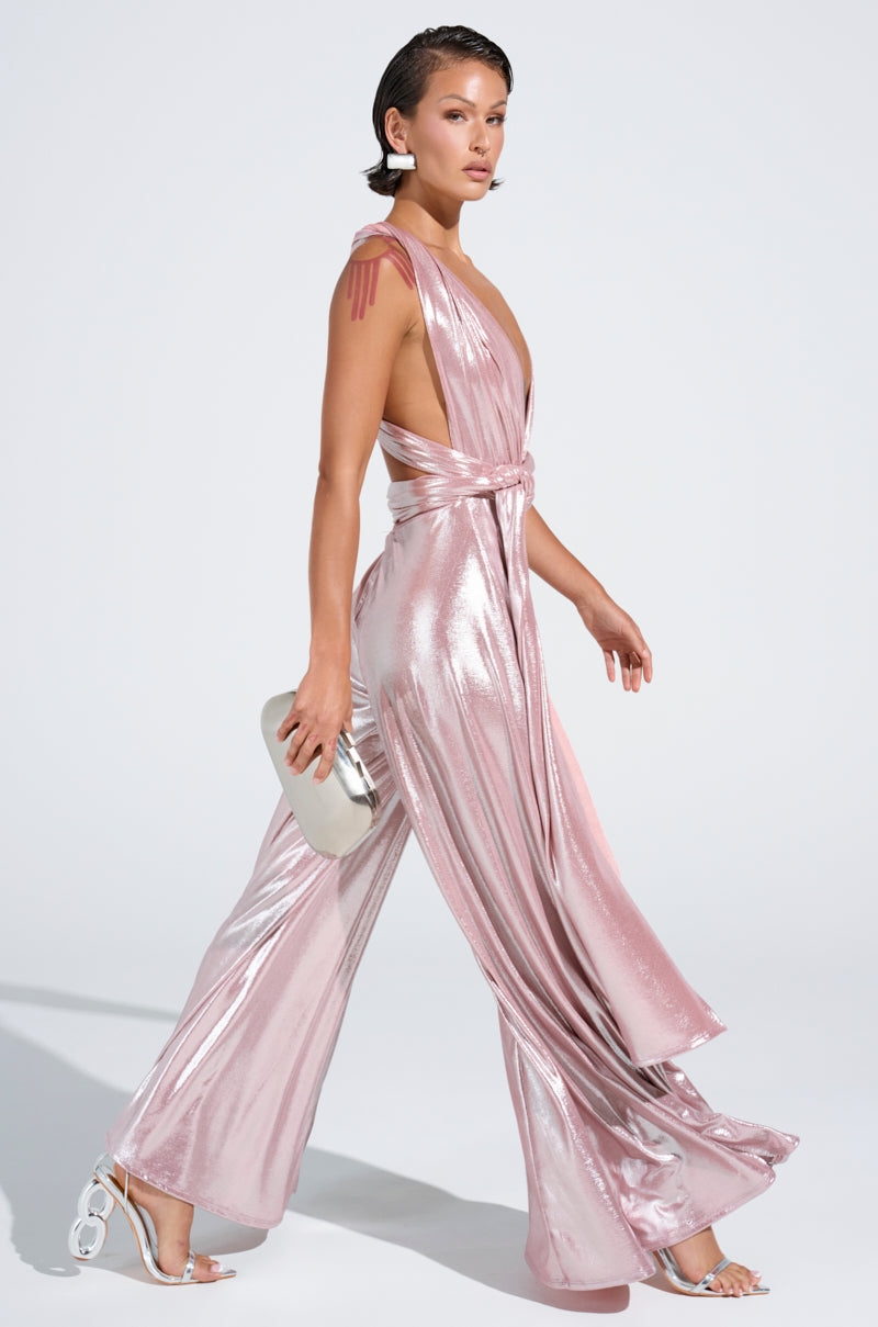 SHINE BRIGHT WEAR MULTIPLE WAYS JUMPSUIT