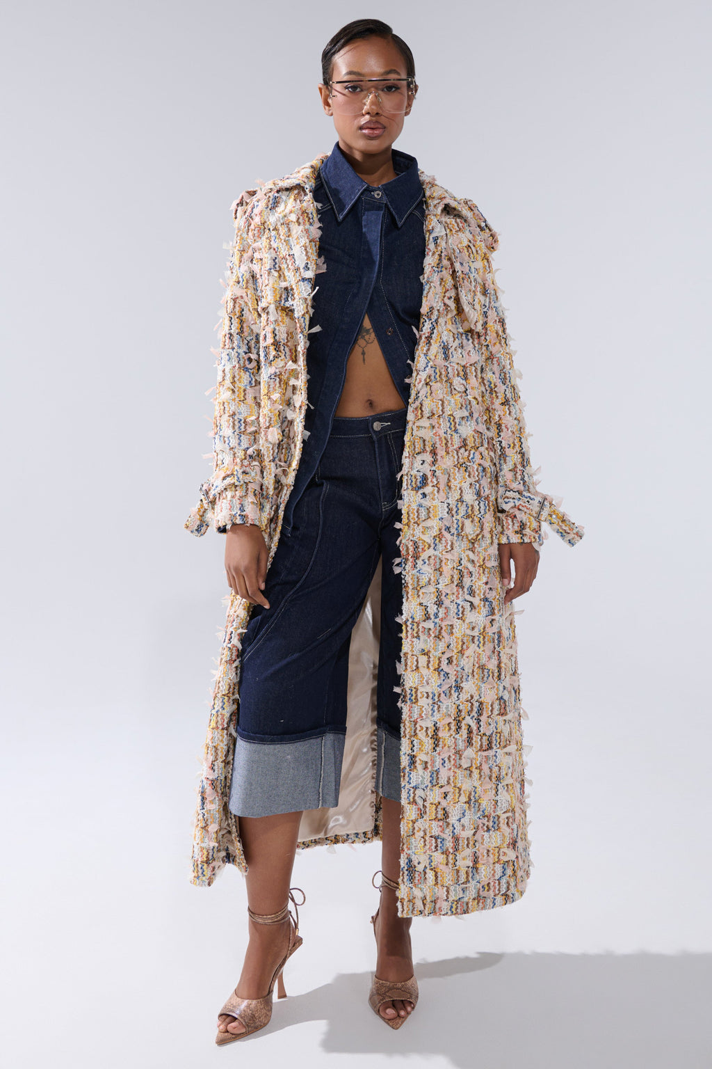 RHODES TEXTURED TRENCH
