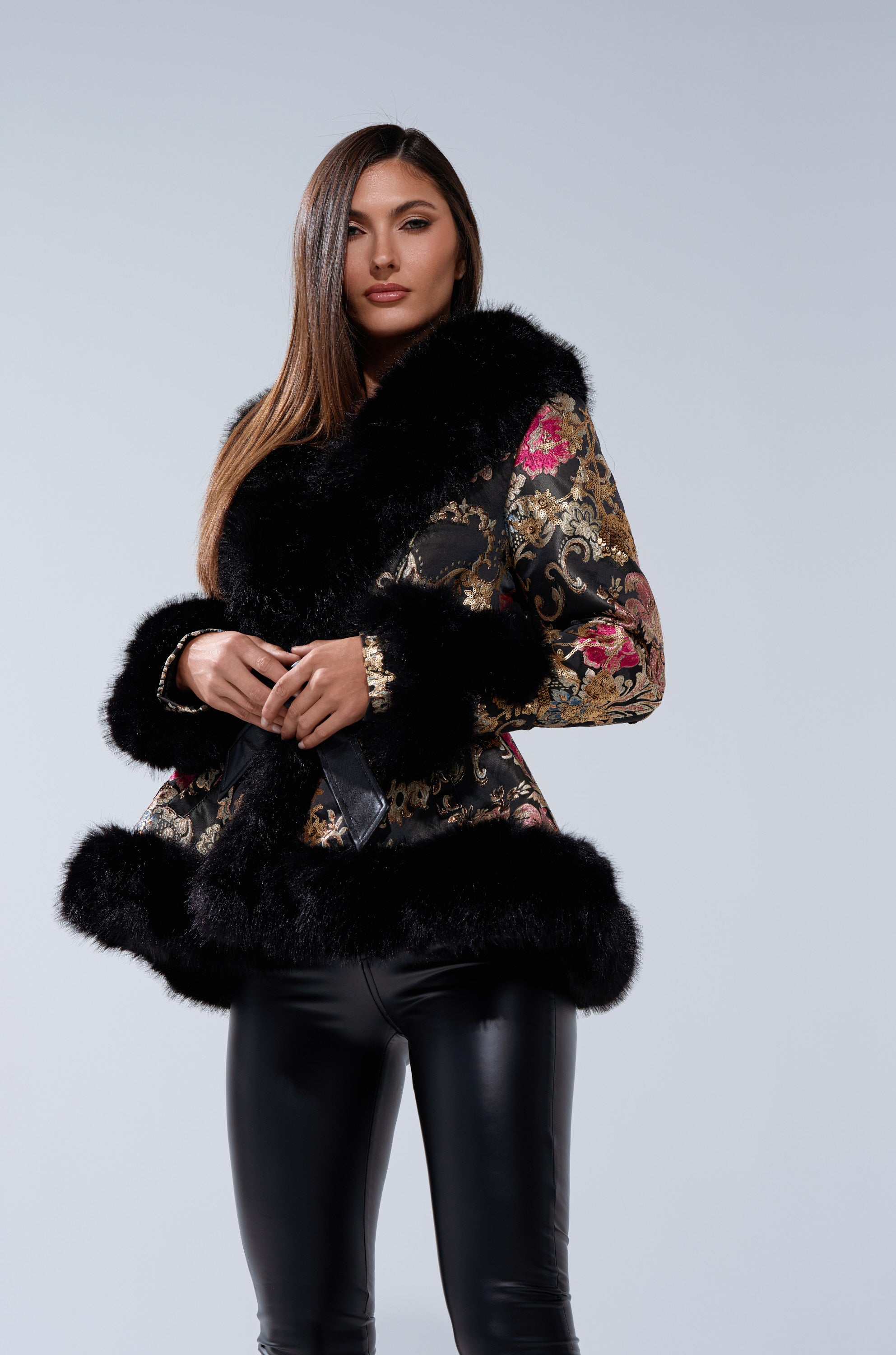 KENZY LUXE FUR TRIM MOTO