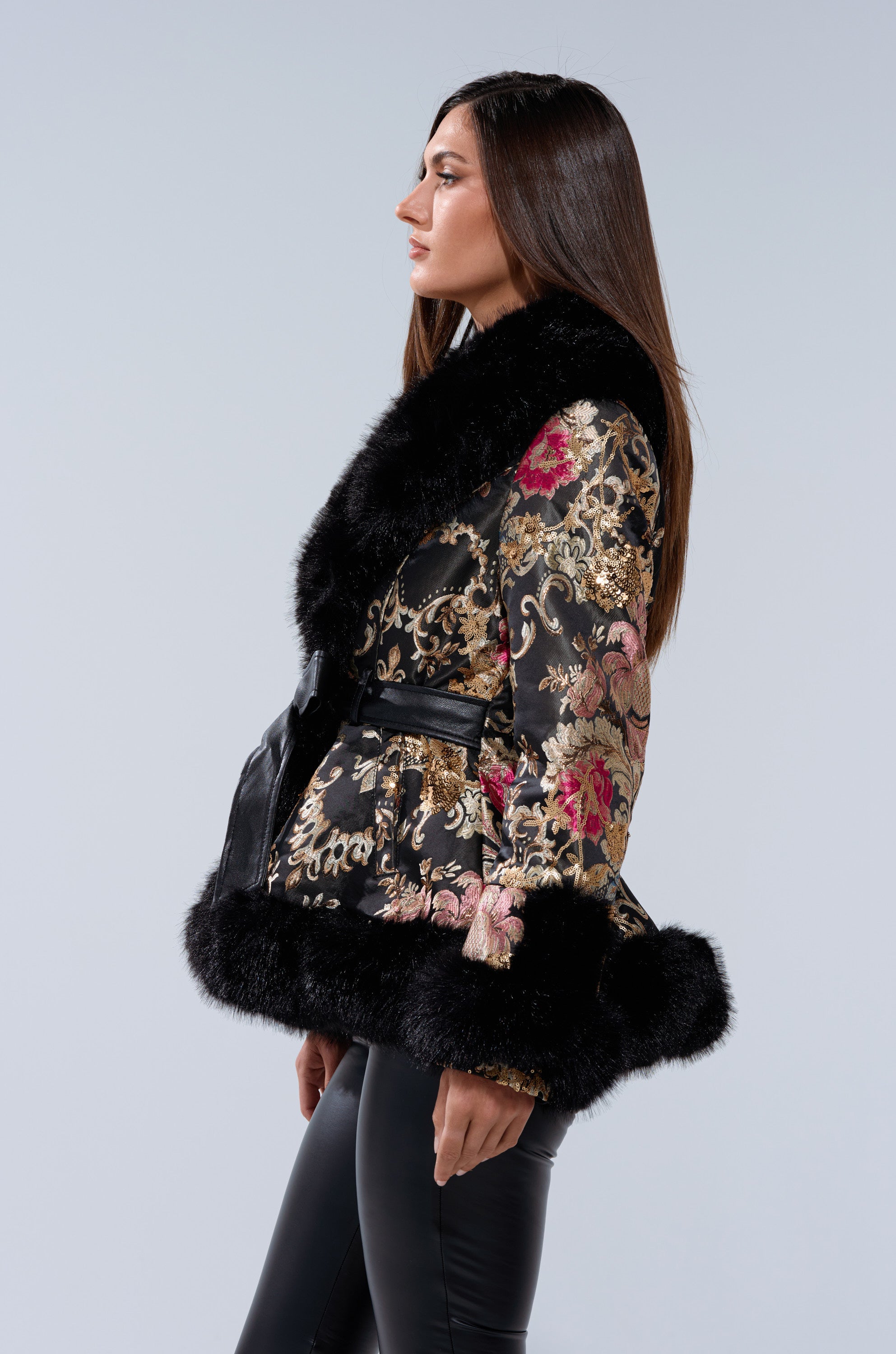 KENZY LUXE FUR TRIM MOTO