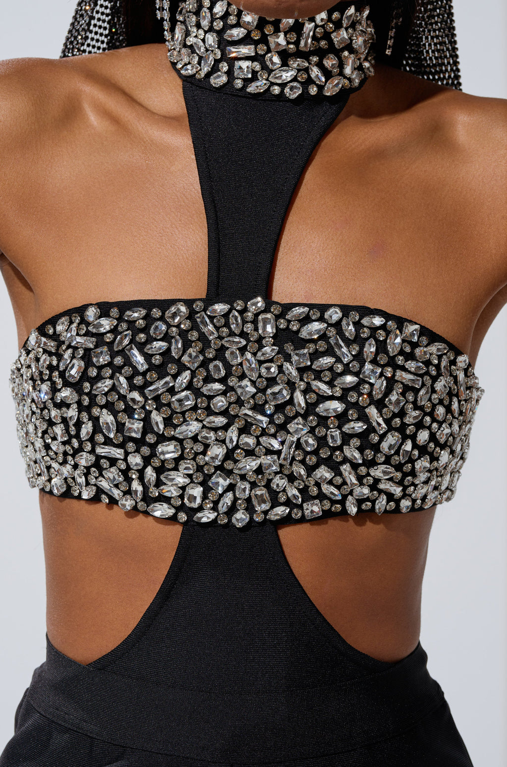 THE BEST HAS YET TO COME RHINESTONE BODYSUIT