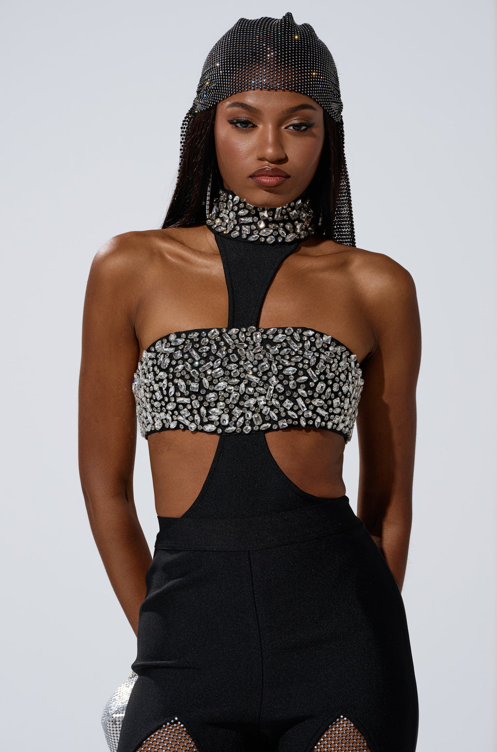 THE BEST HAS YET TO COME RHINESTONE BODYSUIT