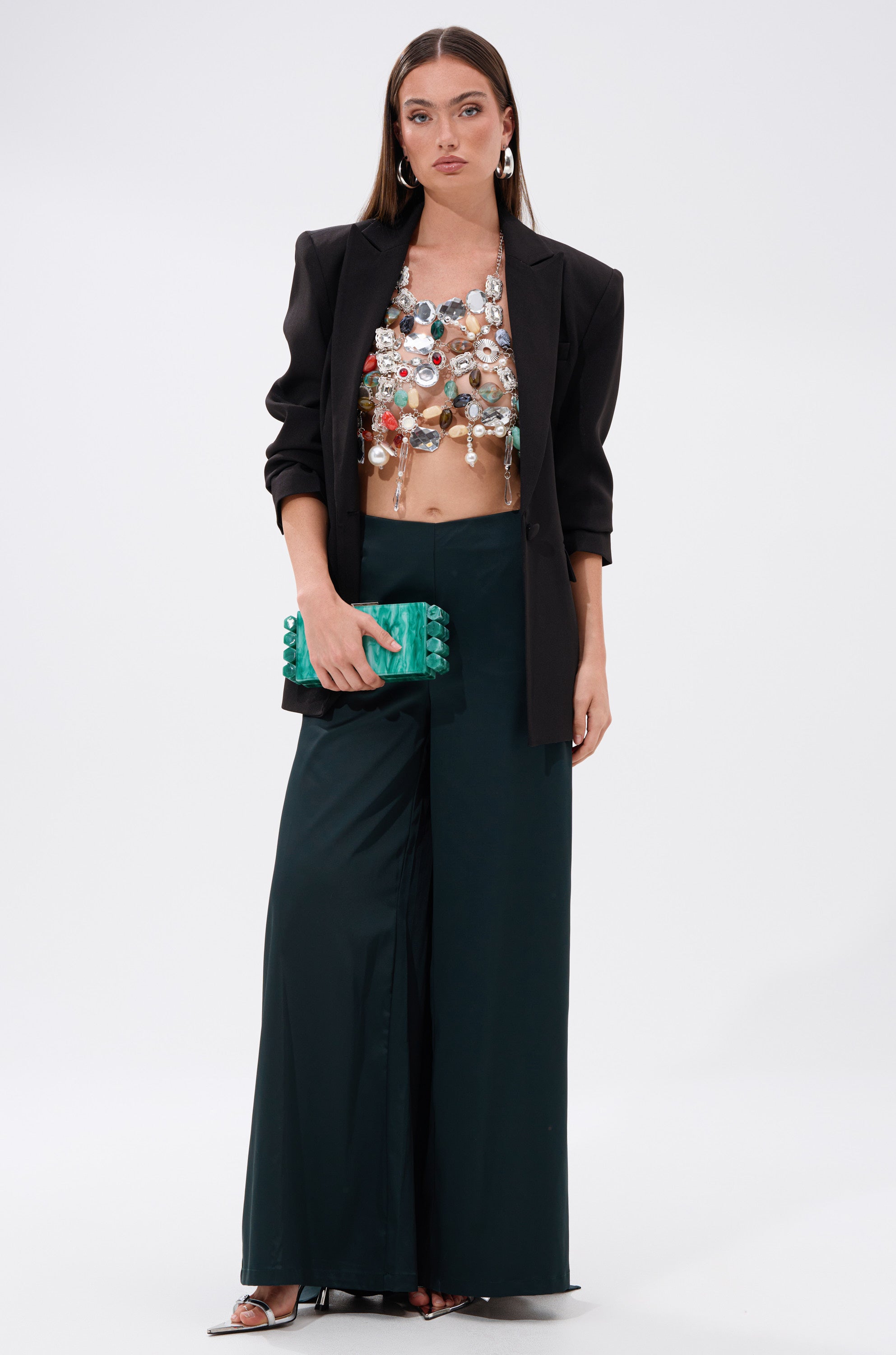 SHAKE IT QUEEN BEADED BRALETTE