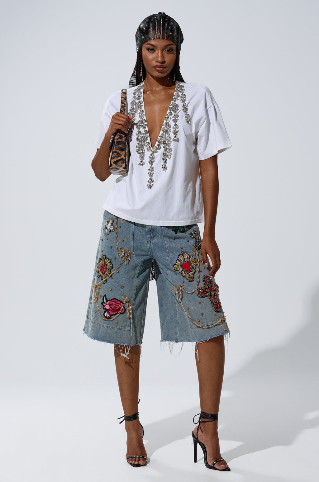 TOO DEEP RHINESTONE TEE