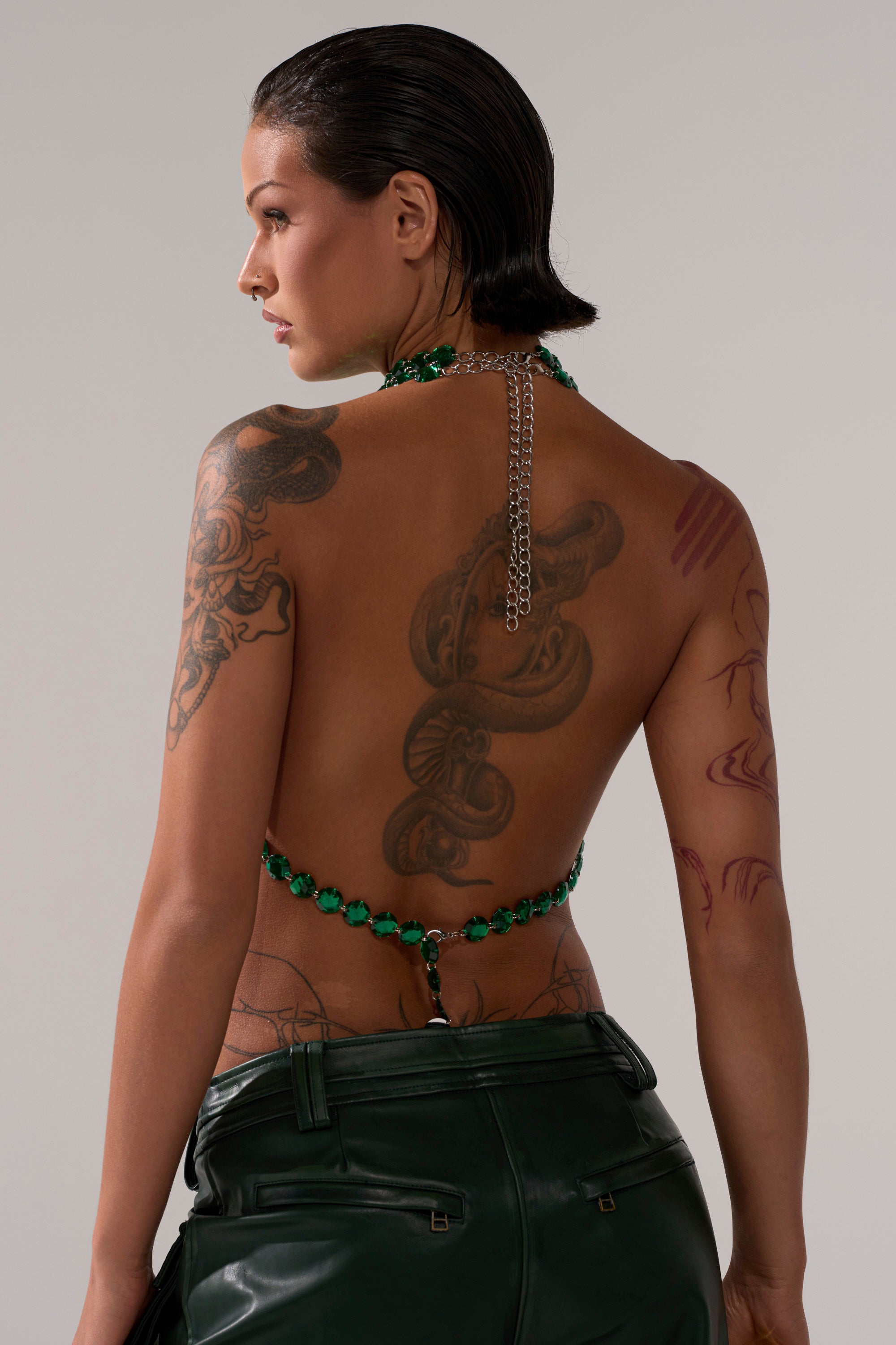 LET THE FEELINGS TAKE CONTROL BEADED BRALETTE