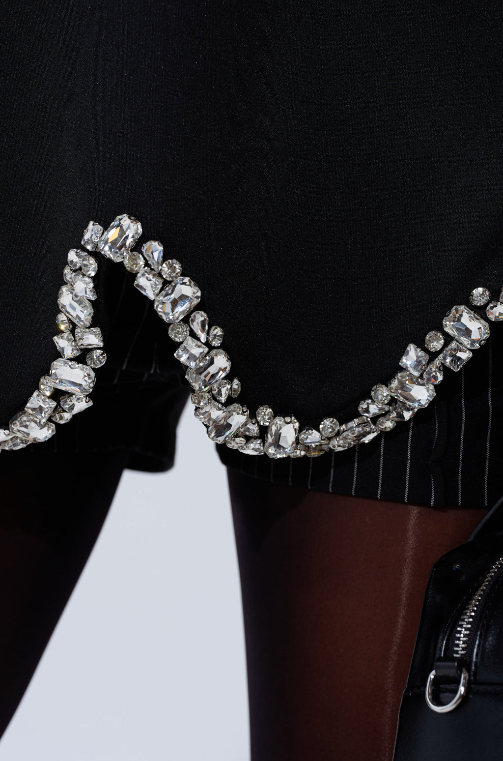 AT LEAST I'M ALIVE OVERSIZED TEE WITH RHINESTONES