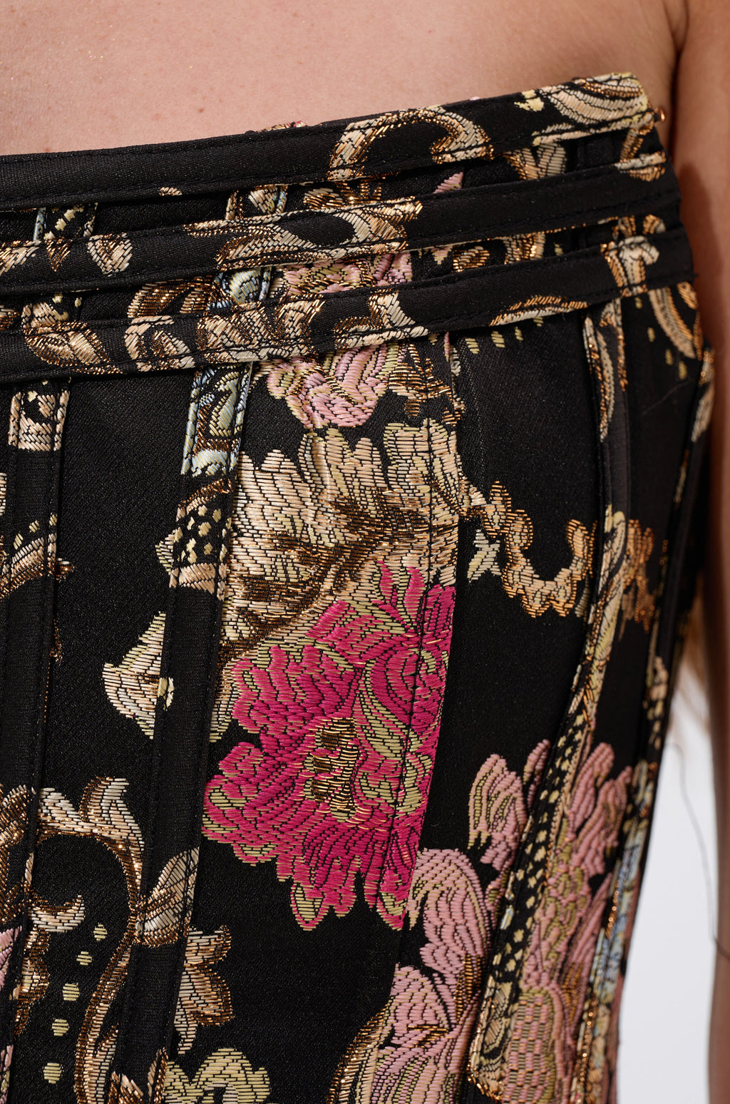 ROYAL TULLE TRIM CORSET TOP