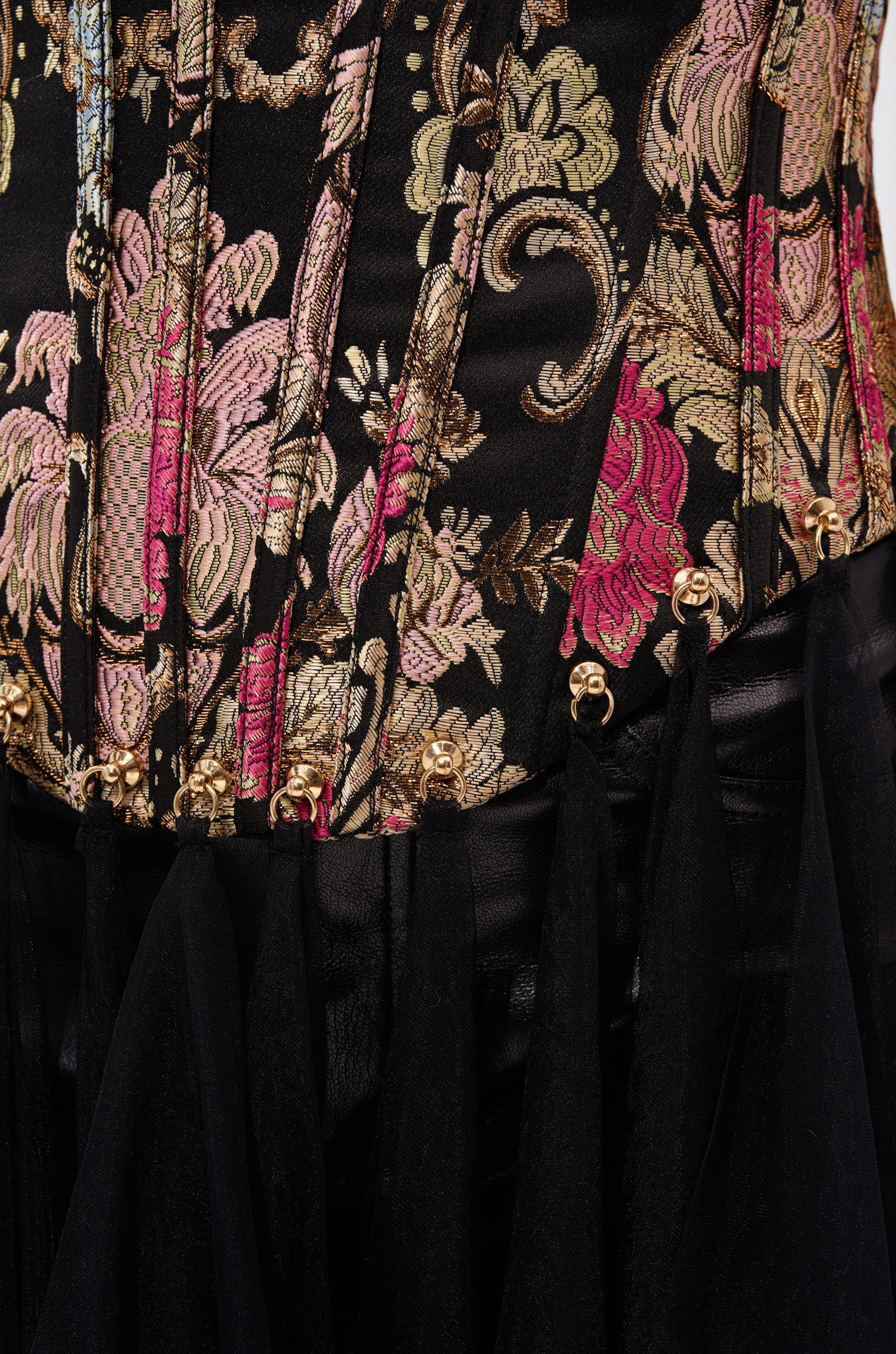 ROYAL TULLE TRIM CORSET TOP