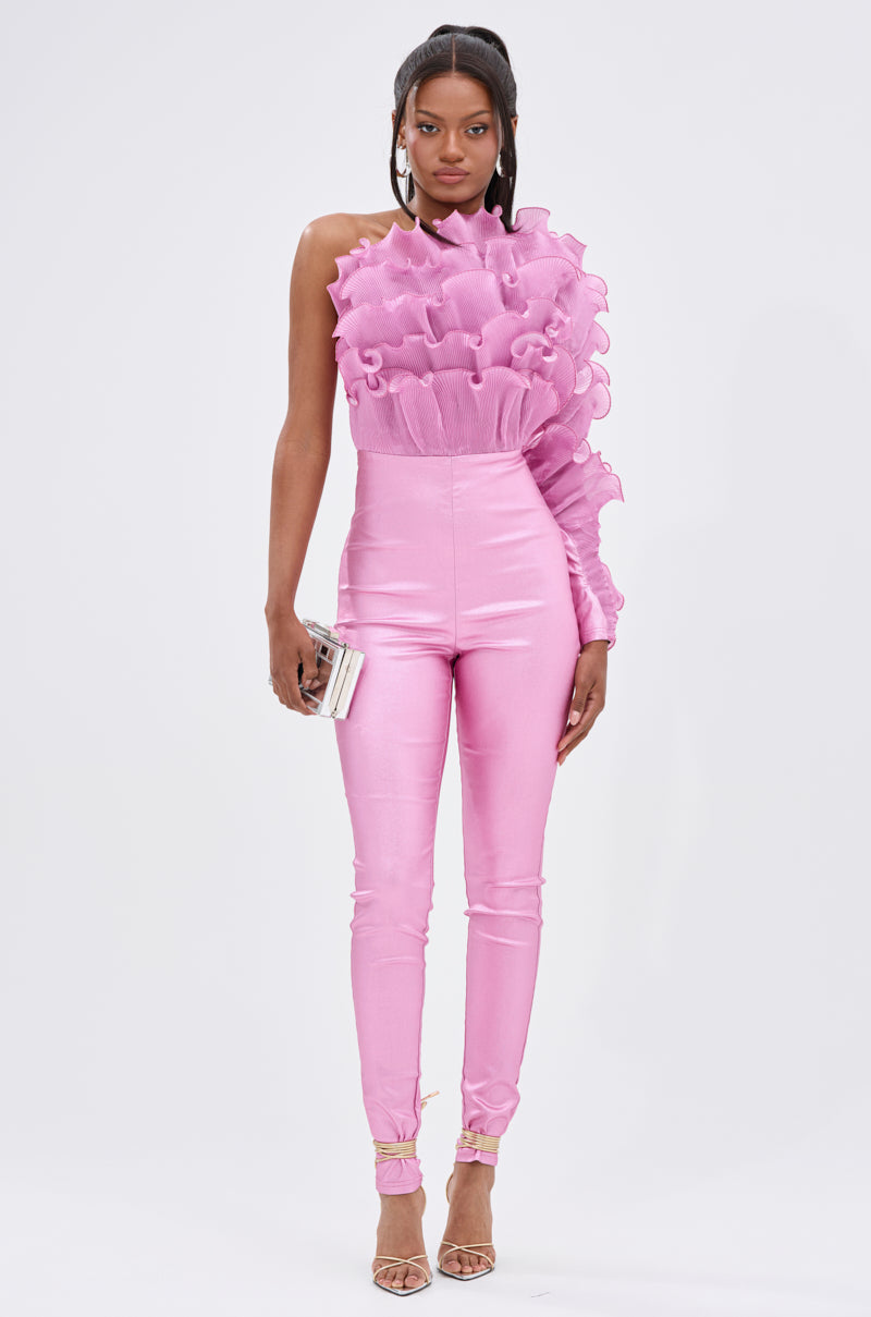 RAQUEL RUFFLED JUMPSUIT