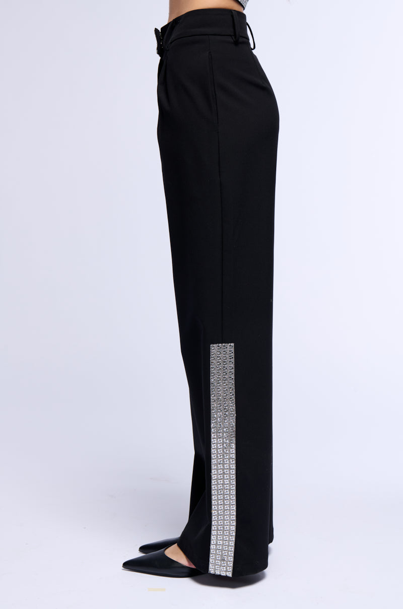 ALL NIGHT DREAM WOVEN WIDE LEG TROUSER