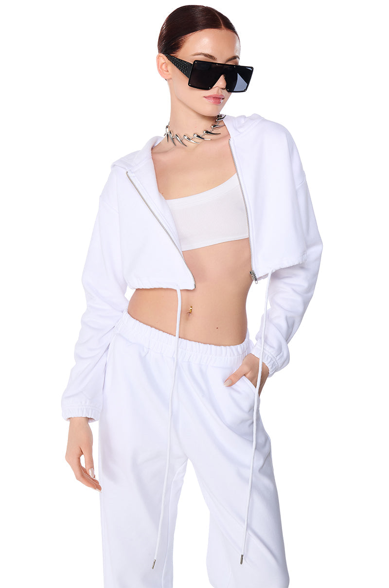 ARI DRAWSTRING WAIST HOODIE