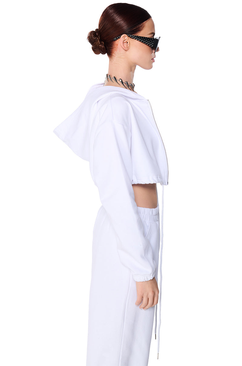 ARI DRAWSTRING WAIST HOODIE