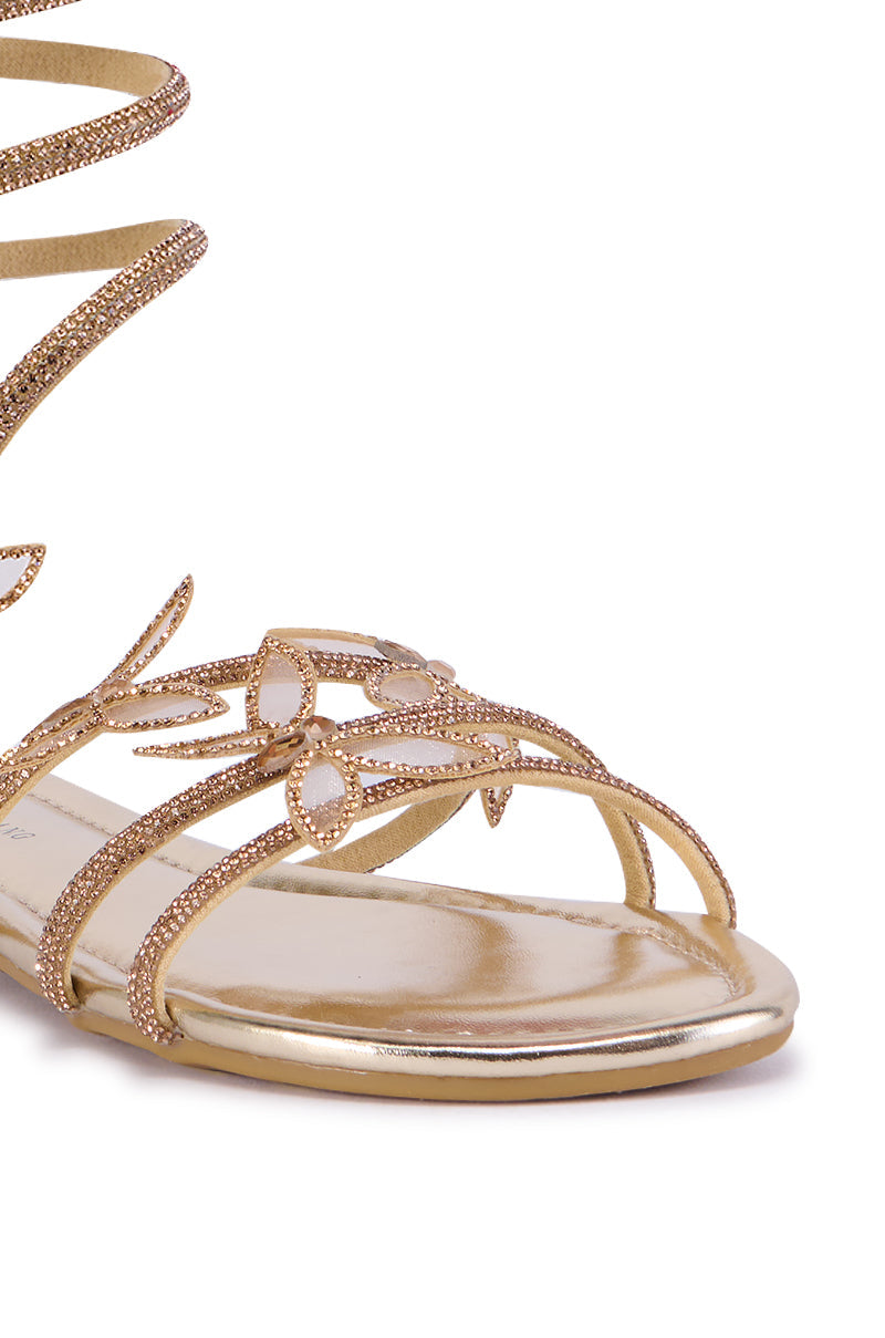 AZALEA WANG ALBUS GOLD SANDAL